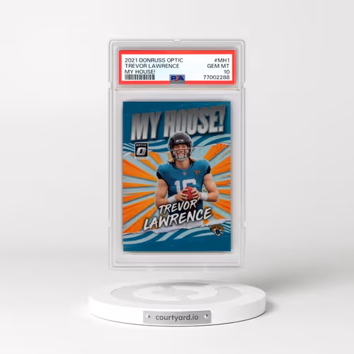 2021 Panini Donruss Optic My House! #MH1 Trevor Lawrence (PSA 10 GEM MINT)