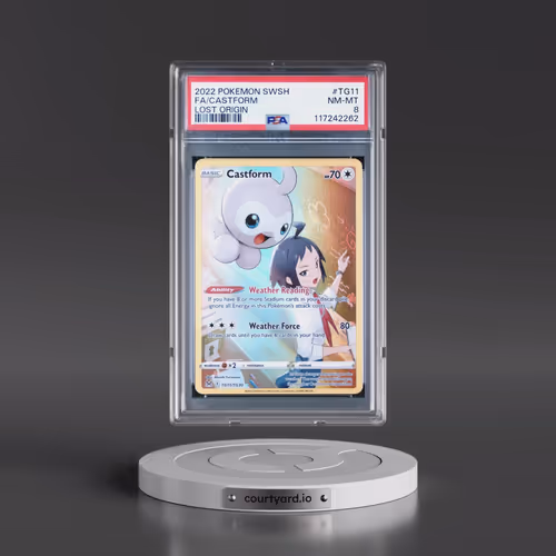 2022 Pokémon Sword & Shield Lost Origin #TG11 Castform - Full Art (PSA 8 NM-MT)