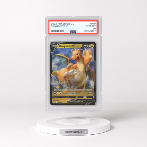2022 Pokémon Go #049 Dragonite V - Holo (PSA 10 GEM MINT)