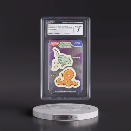 2006 Pokémon DP Double Seal (Nissui) - Japanese #62 Remoraid Evolutionary Line (CGC 7 NM)
