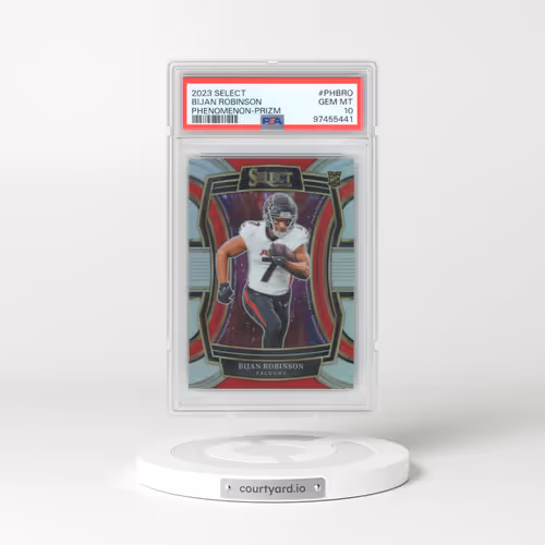 2023 Panini Select Phenomenon #PHBRO Bijan Robinson - Prizm (PSA 10 GEM MINT)
