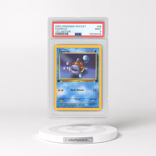 2000 Pokémon Rocket #68 Squirtle - 1st Edition (PSA 9 MINT)