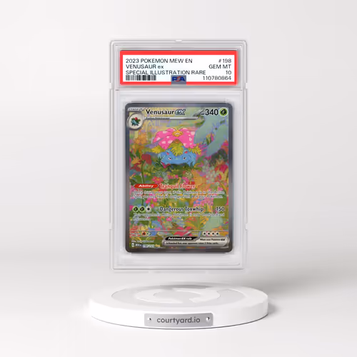 2023 Pokémon Mew EN-151 #198 Venusaur EX - Holo Special Illustration Rare (PSA 10 GEM MINT)