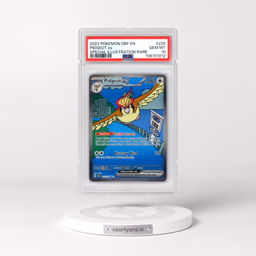 2023 Pokémon Obf EN-Obsidian Flames #225 Pidgeot EX - Holo Special Illustration Rare (PSA 10 GEM MIN