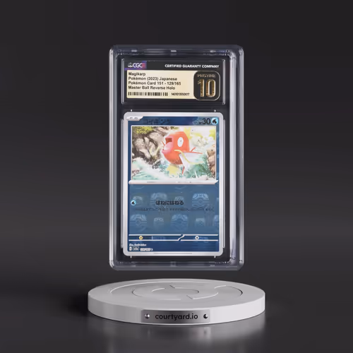 2023 Pokémon Card 151 #129/165 Magikarp - Reverse Holo Master Ball (CGC 10 PRISTINE)