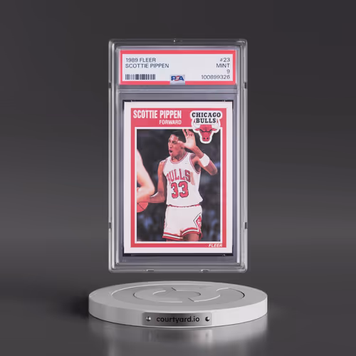1989 Fleer #23 Scottie Pippen (PSA 9 MINT)