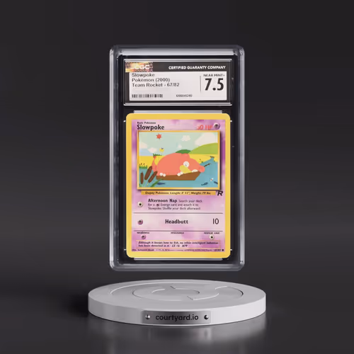 1999 Team Rocket #67/82 Slowpoke (CGC 7.5 NM+)