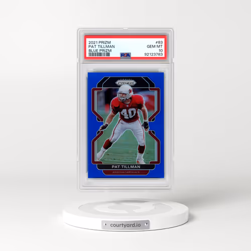 2021 Panini Prizm #83 Pat Tillman - Blue Prizm (PSA 10 GEM MINT)