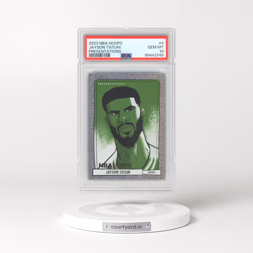 2023 Panini NBA Hoops Presentations #4 Jayson Tatum (PSA 10 GEM MINT)