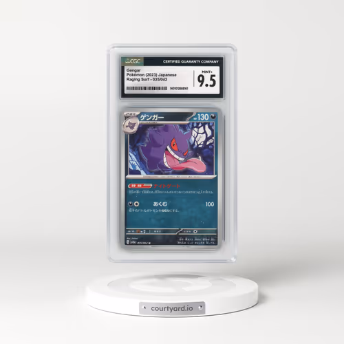 2023 Raging Surf #035/062 Gengar (CGC 9.5 MINT+)