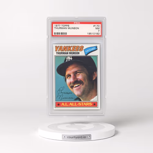 1977 Topps #170 Thurman Munson (PSA 7 NM)