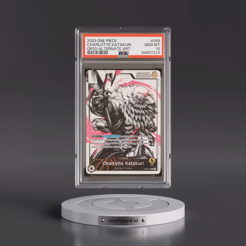 2023 One Piece OP03-Pillars of Strength #099 Charlotte Katakuri - Alternate Art (PSA 10 GEM MINT)