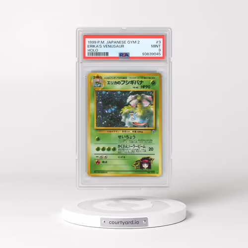1999 Pokémon Gym 2 #3 Erika's Venusaur - Holo (PSA 9 MINT)