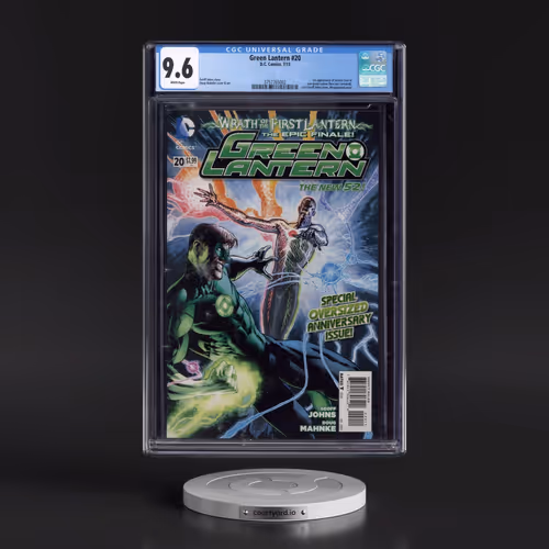 Green Lantern #20 CGC 9.6 White Pages (DC Comics, 7/13) - Universal
