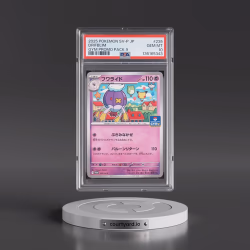 2025 Pokémon SV-P Promo #235 Drifblim - Gym Promo Pack 9 (PSA 10 GEM MINT)