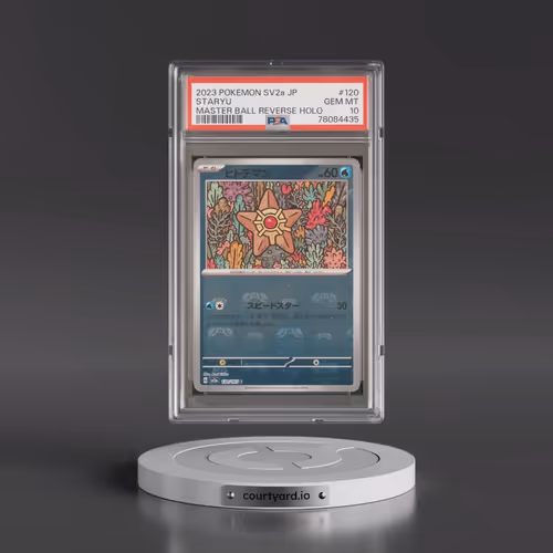 2023 Pokémon Sv2a-Pokémon 151 #120 Staryu - Reverse Holo Master Ball (PSA 10 GEM MINT)
