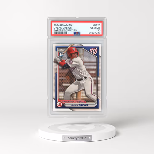 2024 Bowman Paper Prospects #BP23 Dylan Crews (PSA 10 GEM MINT)