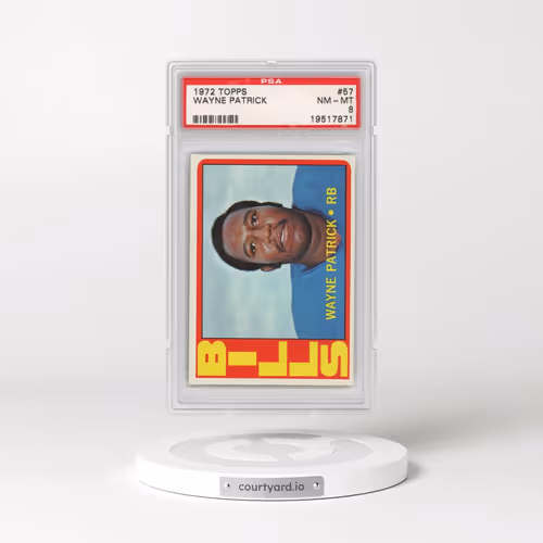 1972 Topps #57 Wayne Patrick (PSA 8 NM-MT)