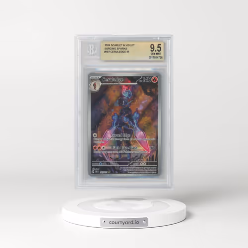 2024 Surging Sparks - SSP EN #197 Ceruledge - Illustration Rare Holo (BGS 9.5 GEM MINT)