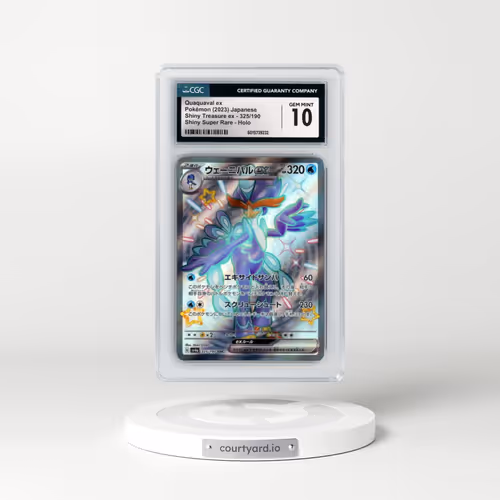 2023 Shiny Treasure ex #325/190 Quaquaval ex - Shiny Super Rare Holo (CGC 10 GEM MINT)