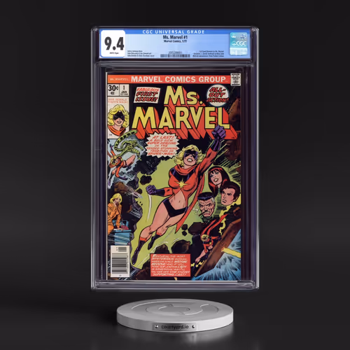 Ms. Marvel #1 CGC 9.4 White Pages (Marvel Comics, 1/77)