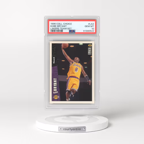 1996 Collector's Choice Lakers Team Set #LA2 Kobe Bryant (PSA 10 GEM MINT)