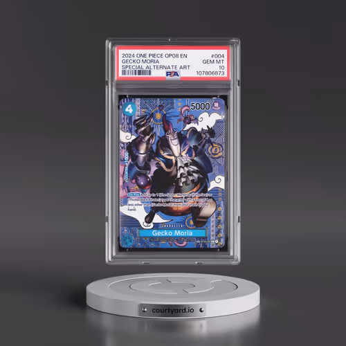 2024 One Piece OP08-Two Legends #004 Gecko Moria - Special Alternate Art (PSA 10 GEM MINT)