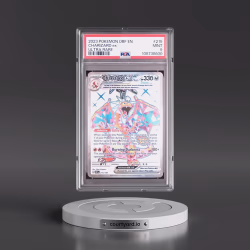 2023 Pokémon Obf EN-Obsidian Flames #215 Charizard EX - Holo Ultra Rare (PSA 9 MINT)