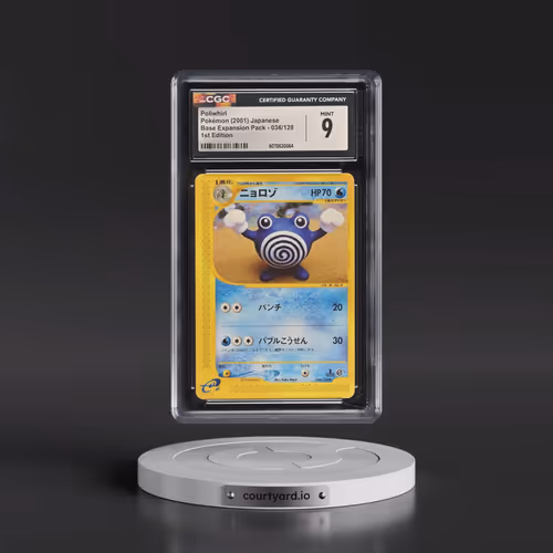 2001 Base Expansion Pack #036/128 Poliwhirl - 1st Edition (CGC 9 MINT)
