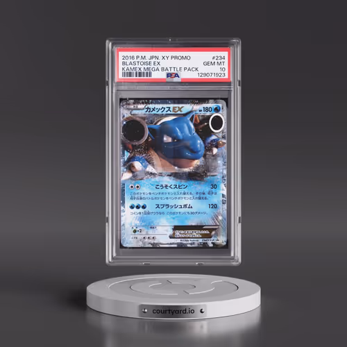 2016 Pokémon XY Promo #234 Blastoise EX - Holo Kamex Mega Battle Pack (PSA 10 GEM MINT)