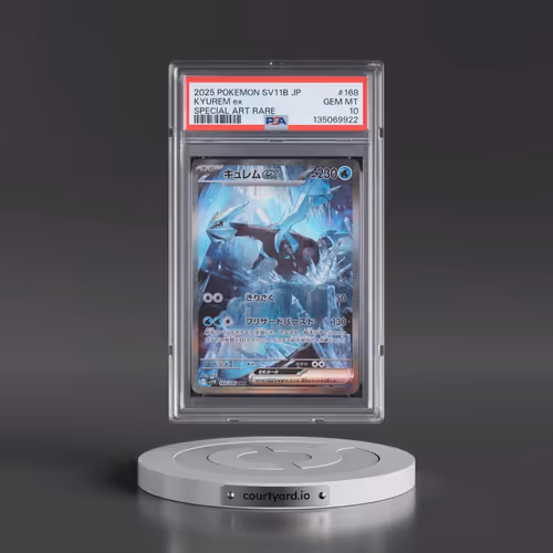 2025 Pokémon Sv11b-Black Bolt #168 Kyurem EX - Holo Special Art Rare (PSA 10 GEM MINT)