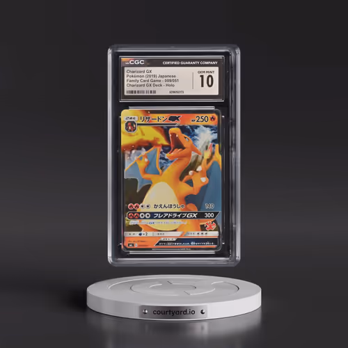 2019 Family Card Game - smL #009/051 Charizard GX - Charizard GX Deck Holo (CGC 10 GEM MINT)