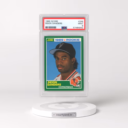 1989 Score #246 Deion Sanders (PSA 9 MINT)