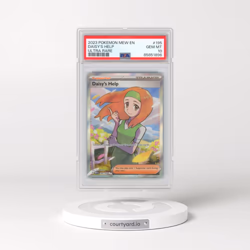 2023 Pokémon Mew EN-151 #195 Daisy's Help - Ultra Rare (PSA 10 GEM MINT)