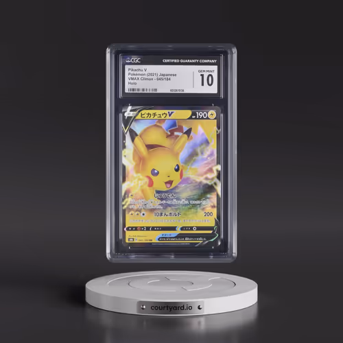2021 VMAX Climax #045/184 Pikachu V - Holo (CGC 10 GEM MINT)