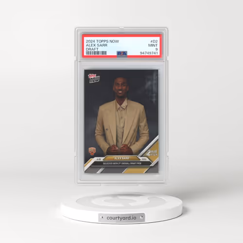 2024 Topps Now Draft #D2 Alex Sarr (PSA 9 MINT)
