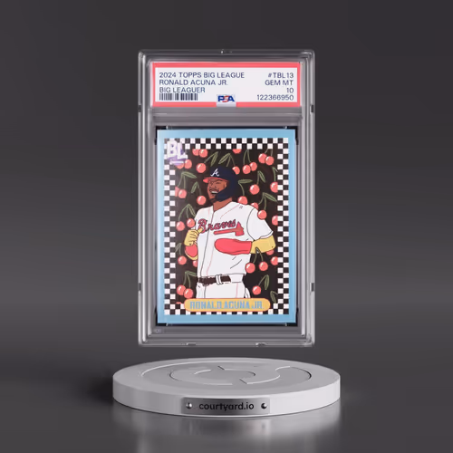 2024 Topps Big League Big Leaguer #TBL13 Ronald Acuna Jr. (PSA 10 GEM MINT)