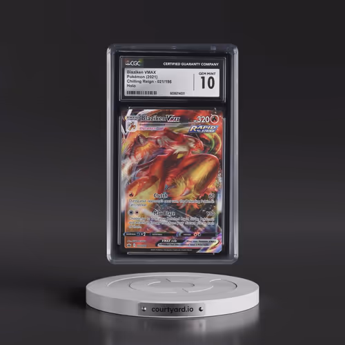 2021 Chilling Reign #021/198 Blaziken VMAX - Holo (CGC 10 GEM MINT)