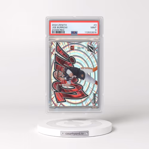 2024 Panini Zenith Zoom Red #3 Joe Burrow (PSA 9 MINT)