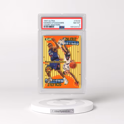 1997 Ultra Court Masters #15CM Damon Stoudamire (PSA 8 NM-MT)