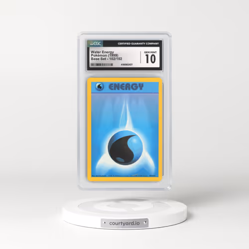 1999 Base Set #102 Water Energy (CGC 10 GEM MINT)