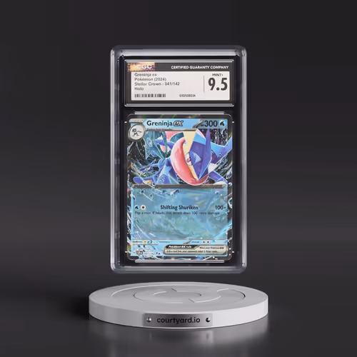 2024 Pokémon Scr EN-Stellar Crown #041 Greninja EX - Holo (CGC 9.5 MINT+)