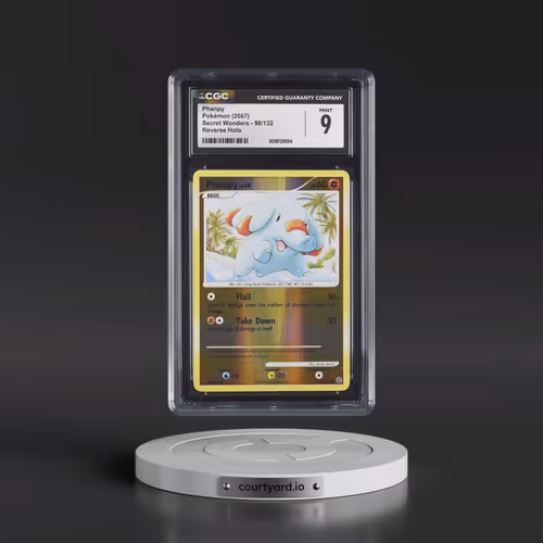 2007 Secret Wonders #98/132 Phanpy - Reverse Holo (CGC 9 MINT)