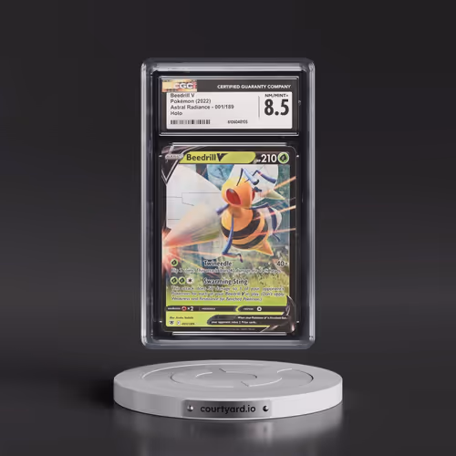 2022 Astral Radiance #001/189 Beedrill V - Holo (CGC 8.5 NM-MT+)