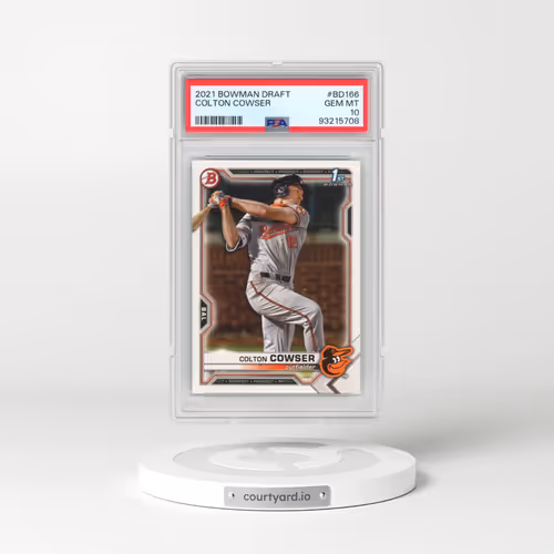 2021 Bowman Draft #BD166 Colton Cowser (PSA 10 GEM MINT)