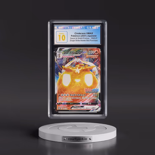 2019 Sword & Shield Promos #169/S-P Cinderace VMAX - Holo Single Strike Master Box Purchase (CGC 10
