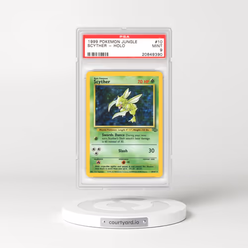 1999 Pokémon Jungle #10 Scyther - Holo (PSA 9 MINT)