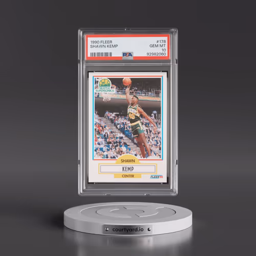 1990 Fleer #178 Shawn Kemp (PSA 10 GEM MINT)