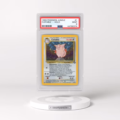1999 Pokémon Jungle #1 Clefable - Holo (PSA 9 MINT)
