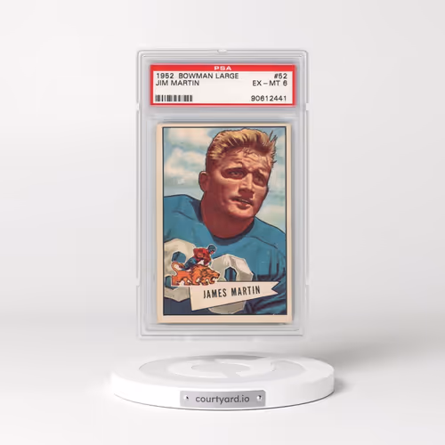 1952 Bowman Large #52 Jim Martin (PSA 6 EX-MT)